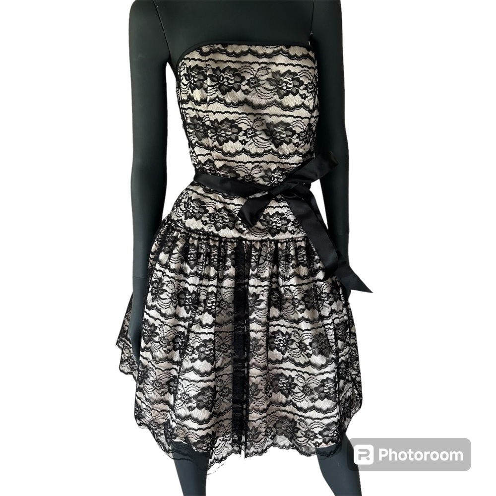 Gunne Saxe Party Dress Holiday Party Christmas Wedding Guest Formal Lace